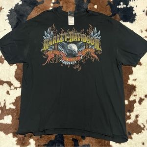 Harley flaming eagle